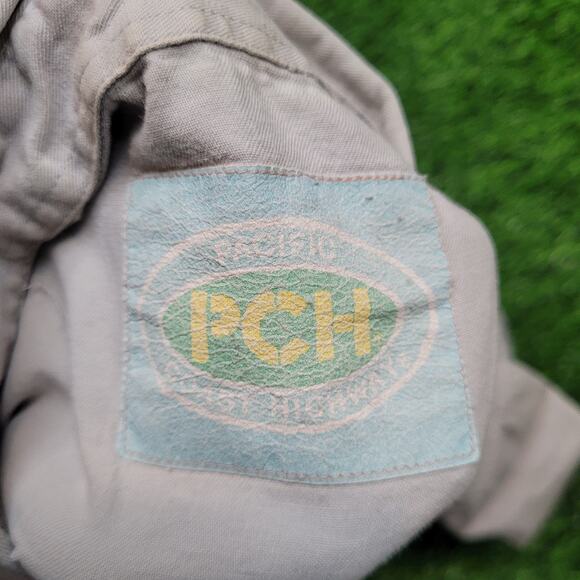 VTG 90s PCH Pacific Coast Highway Boxy Fit Color Block Shirt Mens M Oversized - Picture 9 of 9